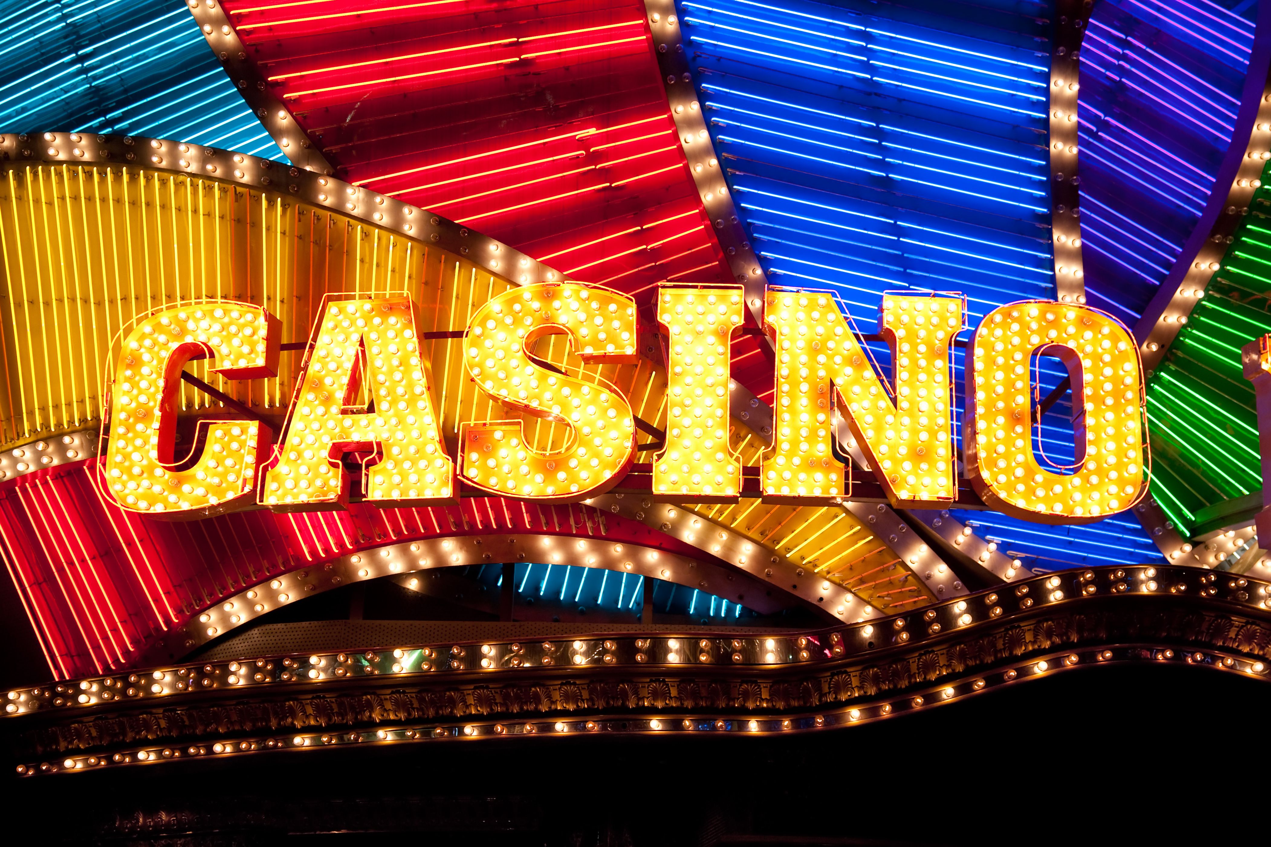 A stunning photo of the Blue Chip Casino hotel tower.